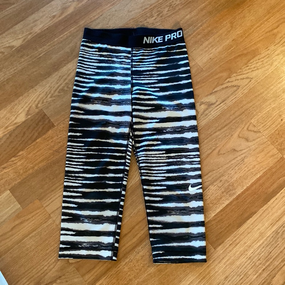 Nike Zebra Strip Workout Pants